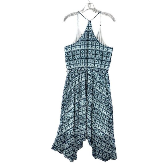 Banana Republic Handkerchief Dress Sharkbite Hem Medium Lined RN 64023 - Picture 4 of 10